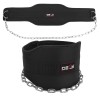 DEFY Weight Lifting Neoprene Dipping Belt 36" Long Chain Exercise Fitness Belt