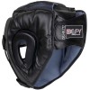 DEFY Boxing Head Guard Premium Synthetic Leather Head Gear MMA UFC Wrestling New Black