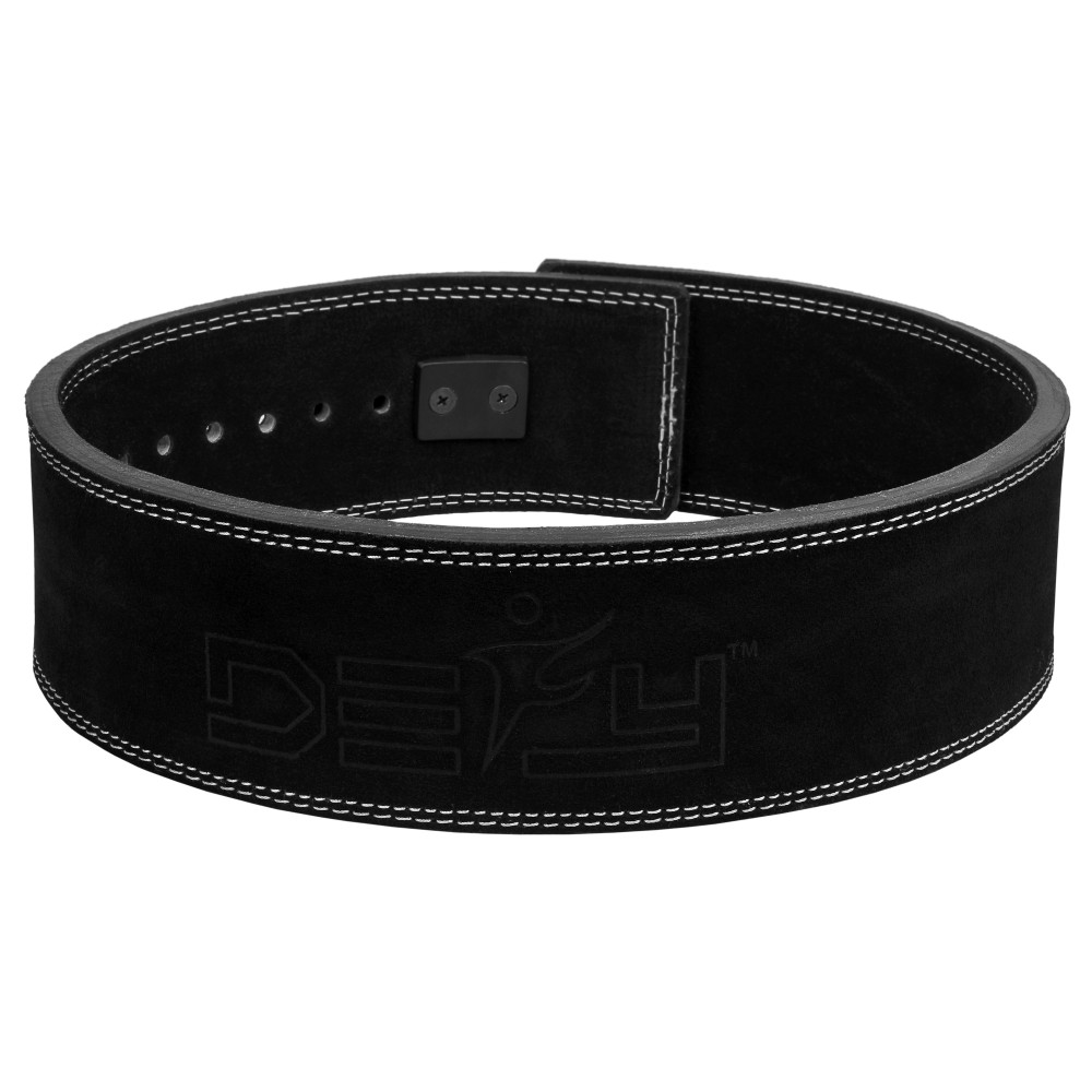 DEFY 10mm Weight Power Lifting Leather Lever Pro Belt Gym Training lifting  Black