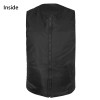 DEFY Men's Bullet Proof style Cowhide Leather Motorcycle Vest for bikers Club