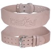 DEFY New 4" Genuine Leather Natural Color Belt Gym Weightlifting Bodybuilding