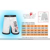 DEFY MMA Fight X-Treme Shorts Fight UFC Boxing Muay Thai Kick Boxing White+Black