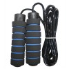 Aerobic Exercise Fitness Boxing Jump Skipping Rope Adjustable Bearing Speed Blue