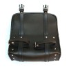 DEFY MOTORCYCLE TOOL BAG PU LEATHER QUICK RELEASE BUCKLES BLACK BUTTON MODEL