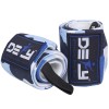 DEFY Power Weight Lifting Wrist Wraps Supports Gym Workout Bandage Straps 18" Blue Camo