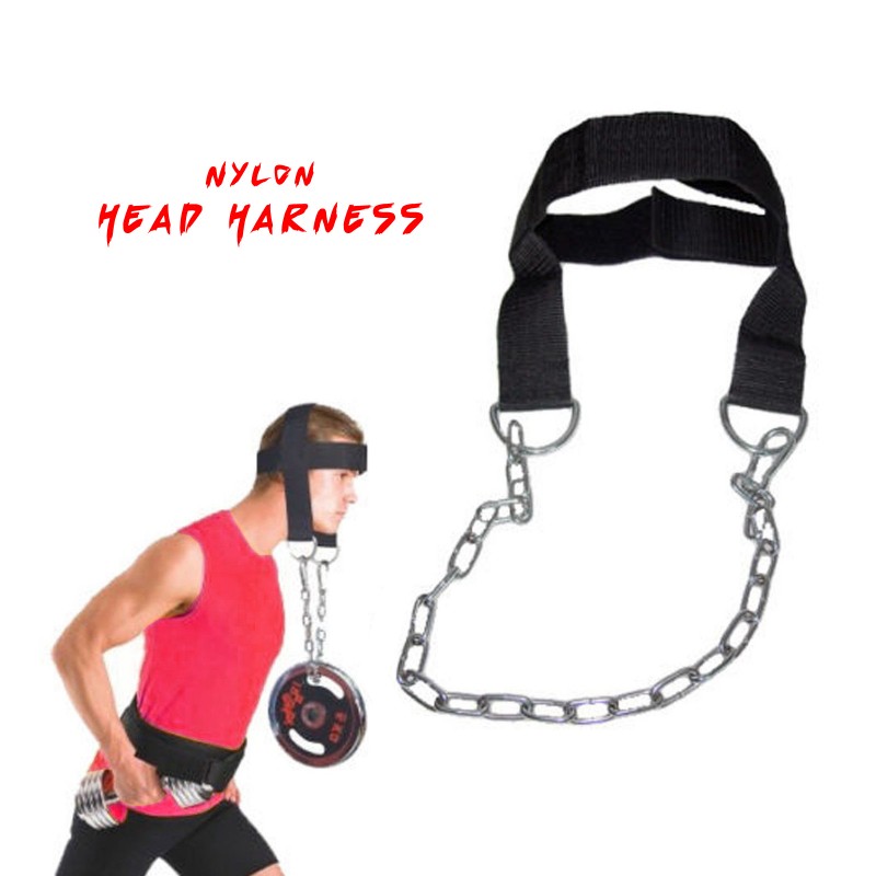 DEFY Nylon Head Harness Head Strap Neck Strength Weight Lifting Fitness Belt New